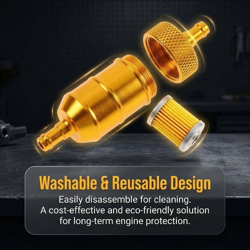GARDE CNC Filtro De Combustível De Alumínio 8mm Universal Mangueira Limpador Motocicleta Sujeira Pit Bike Acessório Alto
