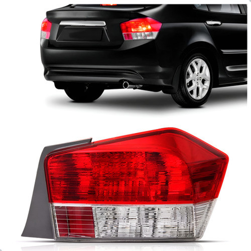 Lanterna Traseira Para Honda City 2009 Até 2011 Com Soquete