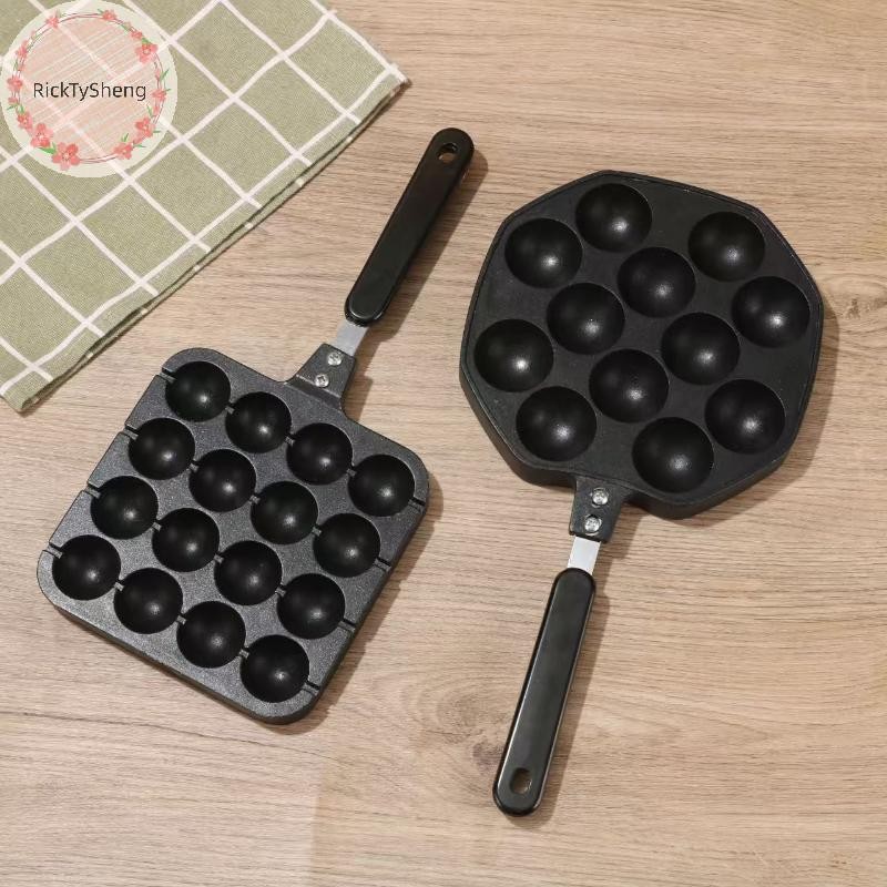 RTS Takoyaki Pan Molde Fabricante Frigideira Liga De Alumínio Antiaderente Assadeira Adequada Para Polvo Panqueca Ca br