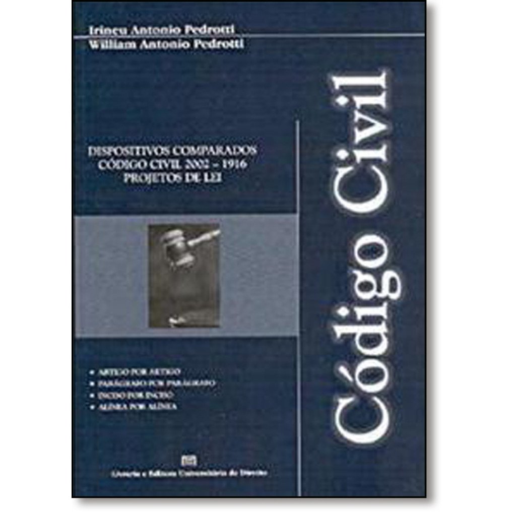 Código Civil: Dispositivos Comparados Código Civil 2002-1916