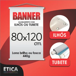 Banner Personalizado 80x120 cm