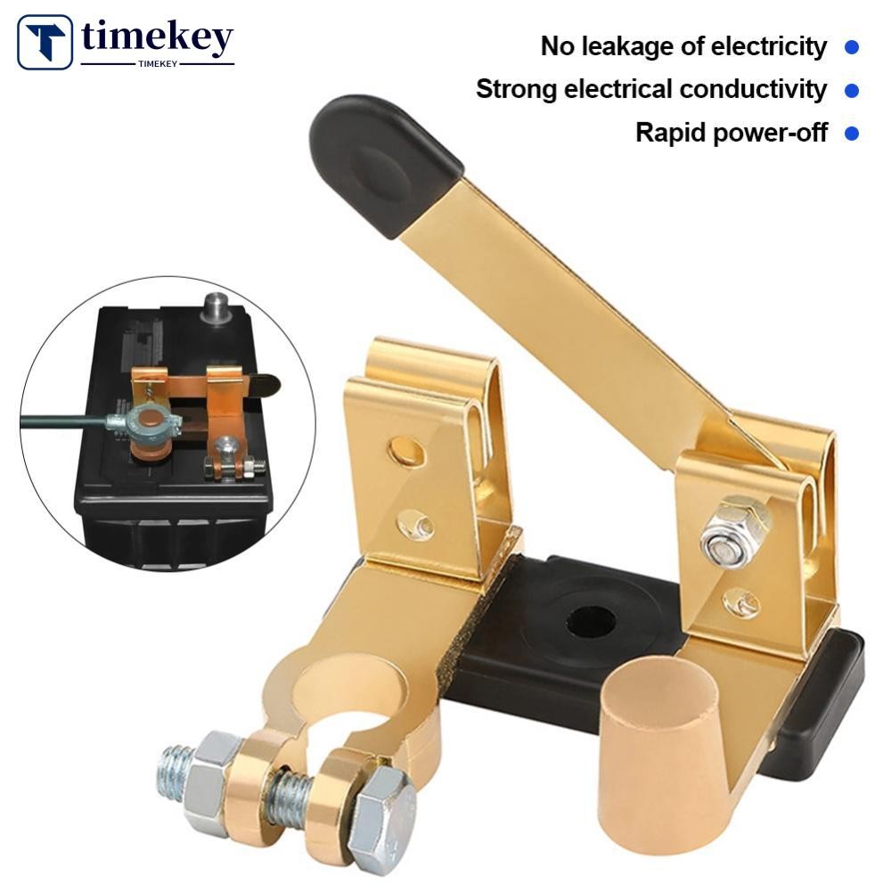 TIMEKEY Interruptor Mestre Da Lâmina Do Poste Superior Carro , De Desconexão Bateria 12V 24V Para Auto RV Barco Caminhão em Oferta na Shopee