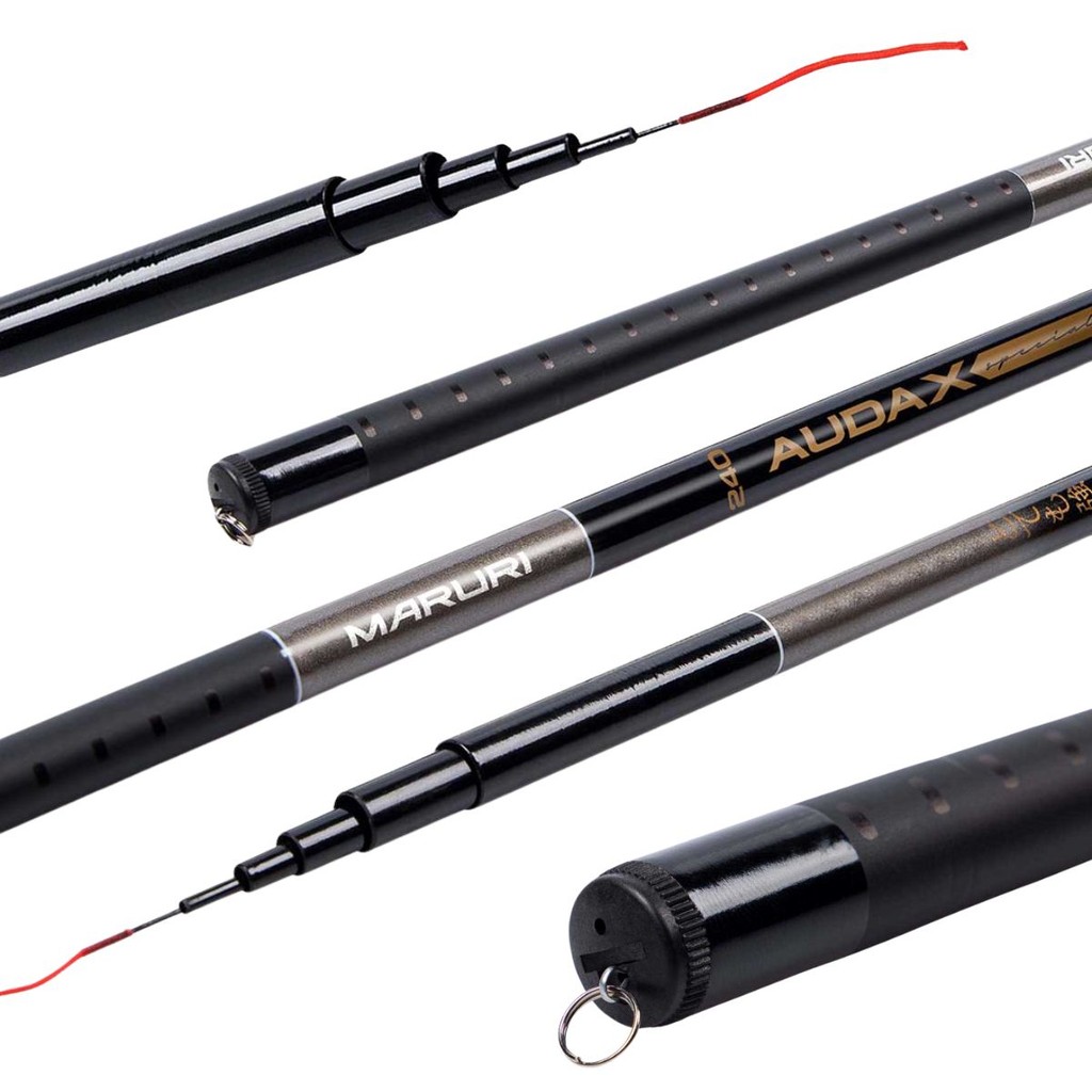 Vara Telescópica de Pesca Mão Fibra de Vidro Maruri Audax escolha o tamanho