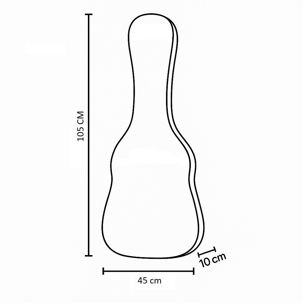 Capa para Violão impermeável com Bolso –Resistente