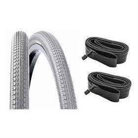 Par De Pneus Para Cadeira De Rodas Aro 24x1.3/8 + 2 Camaras em Oferta na Shopee