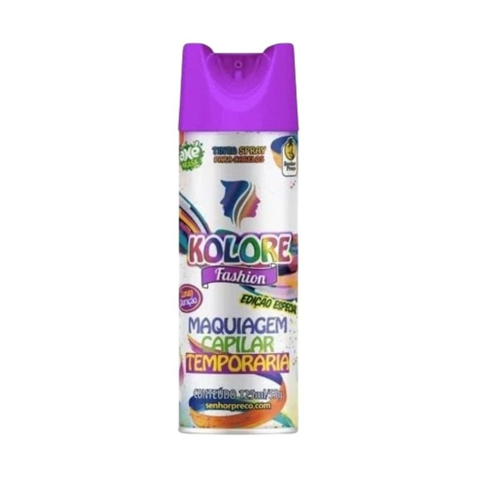 Hair Spray Kolore Fashion Roxo 125ml