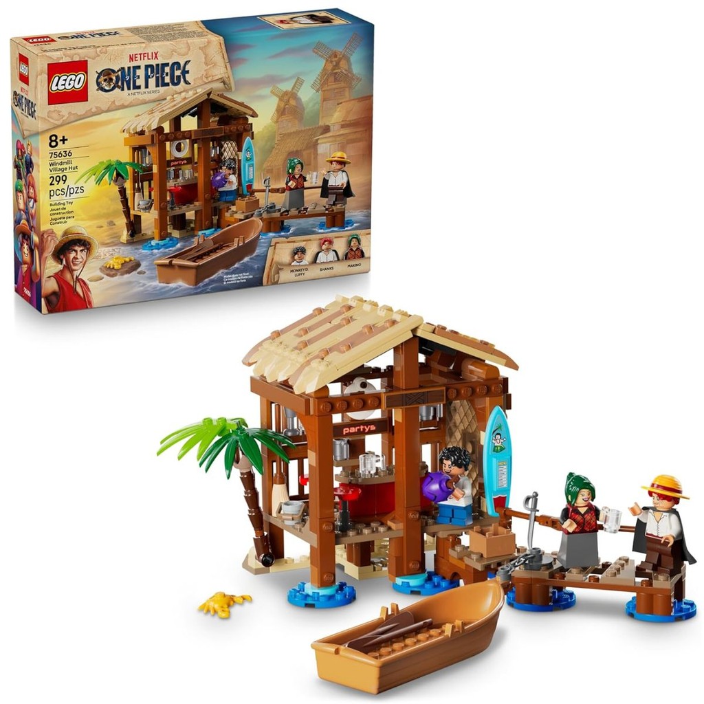 One Piece Cabana Vila Do Moinho De Vento 299pçs 75636 - Lego em Oferta na Shopee