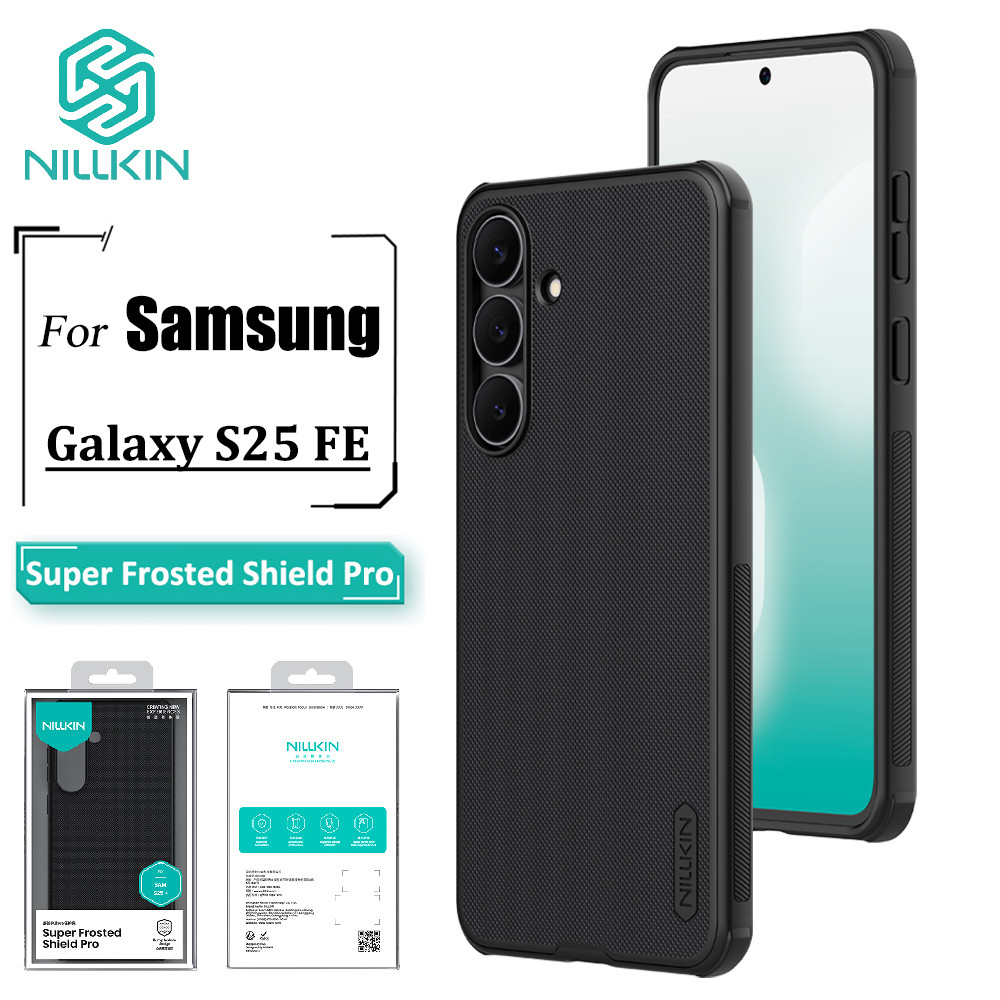 Nillkin Para Samsung Galaxy S25 FE Case Super Frosted Shield Pro Anti Impressão Digital Capa Traseira À Prova De Choque em Oferta na Shopee