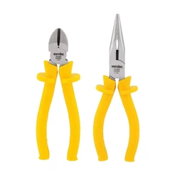 Kit 2 Alicates Isolados Bico E Corte 1000v Profissional Vonder