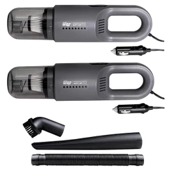 Kit 2x Aspirador Portátil Wap Car Potente 180W Com Reservatório 420ml Bicos Extras Cabo 3,7metros 12v - WAP