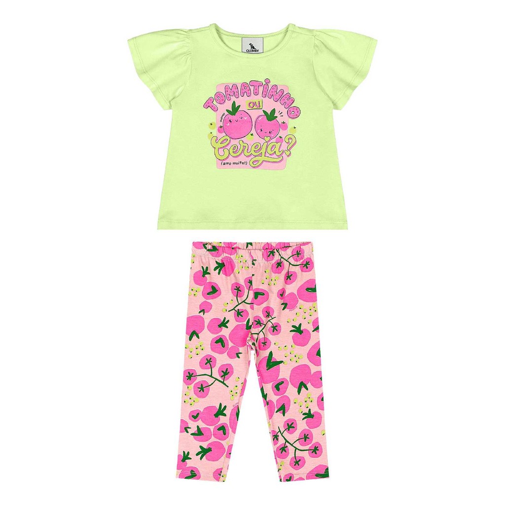 Conjunto Blusa e Legging para Bebê Quimby