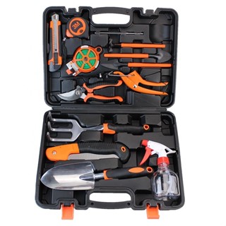 Jogo de ferramentas para jardinagem Maleta com 14 Peças em Oferta na Shopee