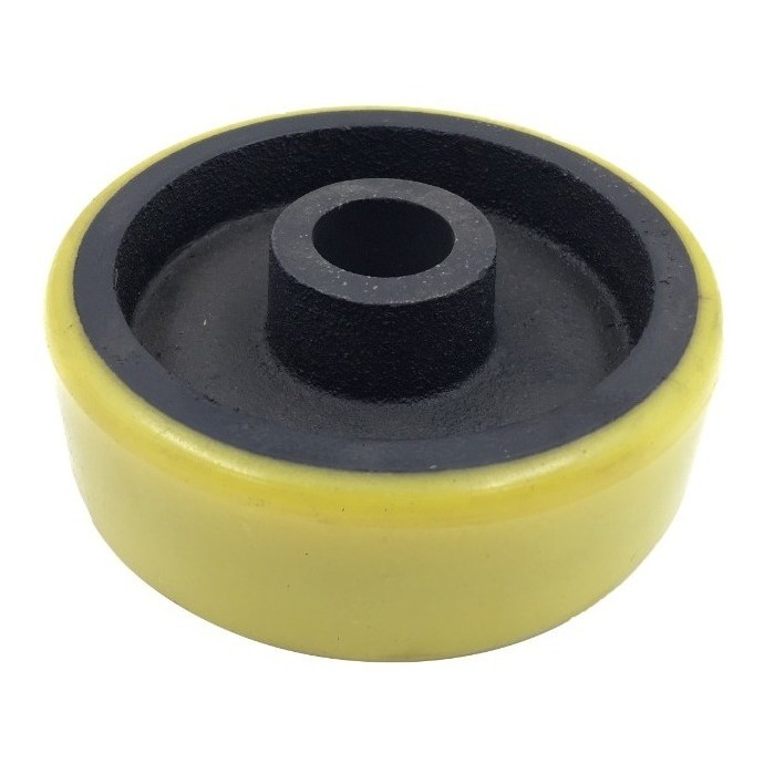 RODA FIXA PU Com Furo 22mm  Macaco Jacaré 2 A 4 Ton Potente Brasil
