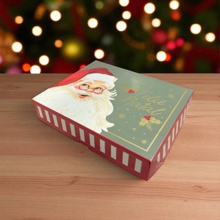 Caixa Retangular para Presente - Tampa/Fundo New - Natalino P 17x13,5x4,5cm - 1 unidade - Cromus - Rizzo em Oferta na Shopee