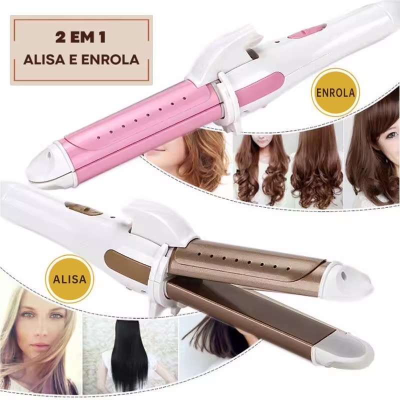 Chapinha e Babyliss 2 1 – Modelador Cabelo Bivolt Seco Molhado