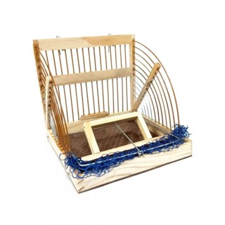 Transporte Alçapão Madeira Rede Boca de Sapo Malha Fina em Oferta na Shopee