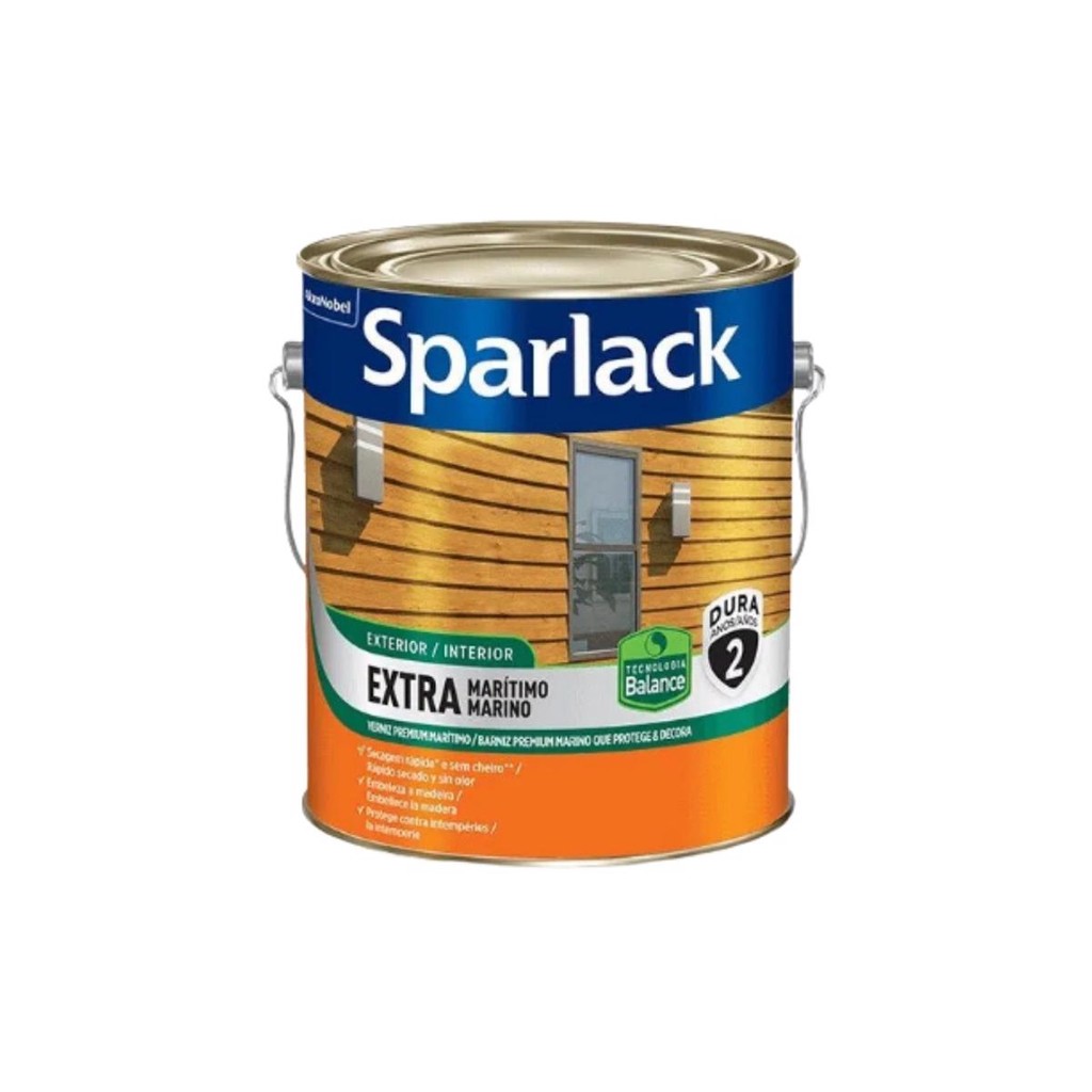 Verniz Sparlack Extra Marítimo Balance Exterior e Interior Natural Galão 3,6 L em Oferta na Shopee