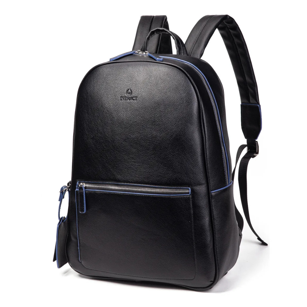 Mochila Couro Sintético Pu Executiva Intract com Porta Notebook 14 pol masculino/feminino