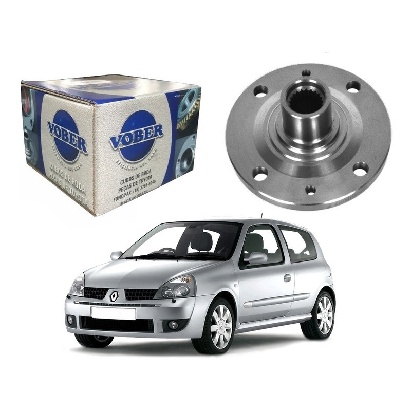 Cubo De Roda Dianteiro Vober Clio 1.0 2003 A 2012 em Oferta na Shopee