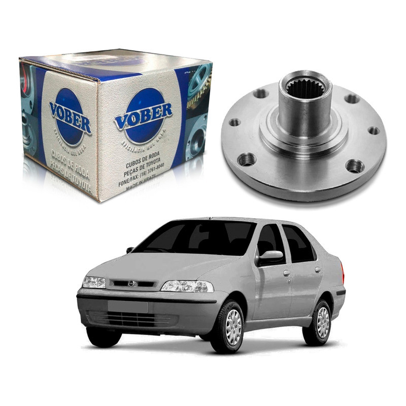 Cubo Roda Dianteiro Siena 1.0 1.3 2001 A 2004 em Oferta na Shopee