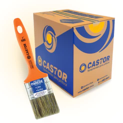 Caixa c/ 12 Trinchas para Pintura 2" Cerdas Gris Série 600 - Castor
