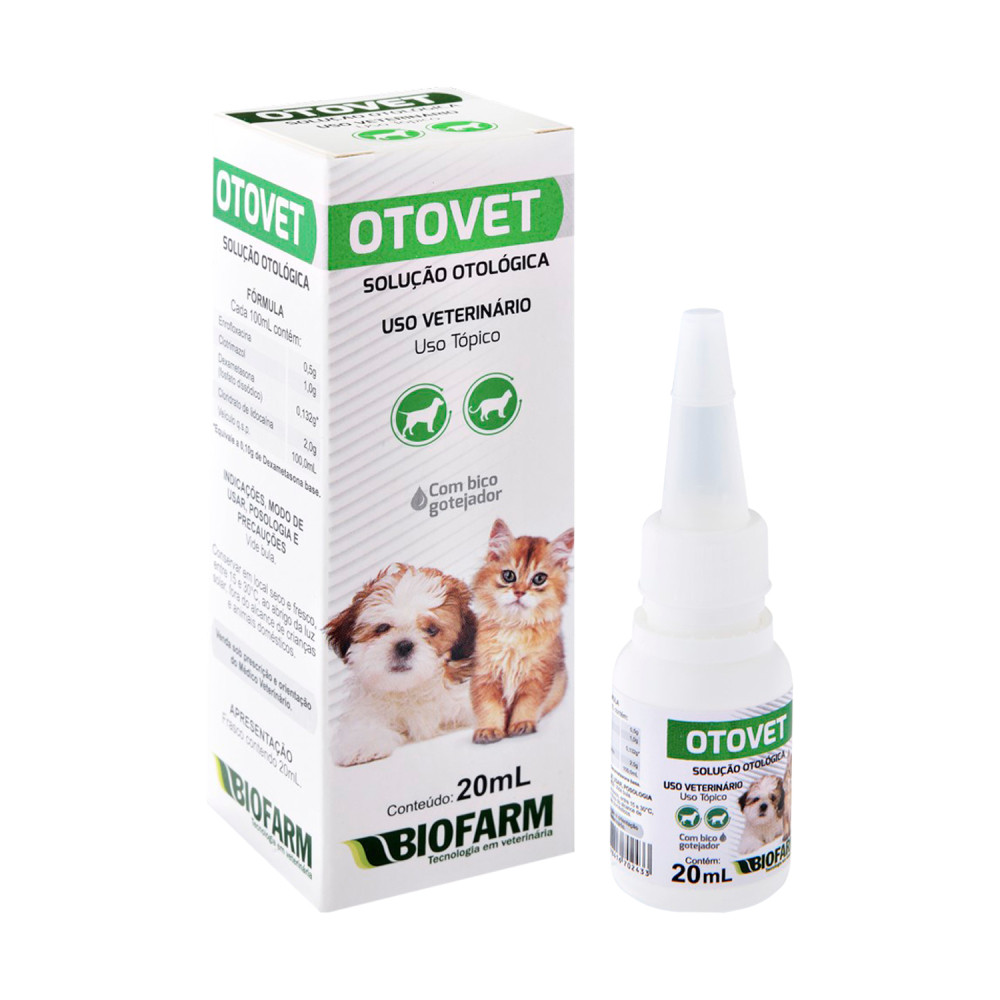 OTOVET 20ML BIOFARM em Oferta na Shopee