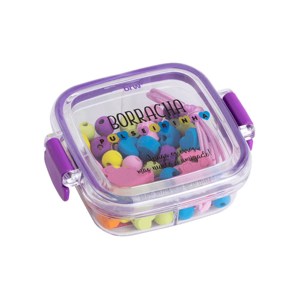 Borracha Pulseirinha Best Friends Forever Brw Design BFF Material Macio Uso Escolar e Colecionável