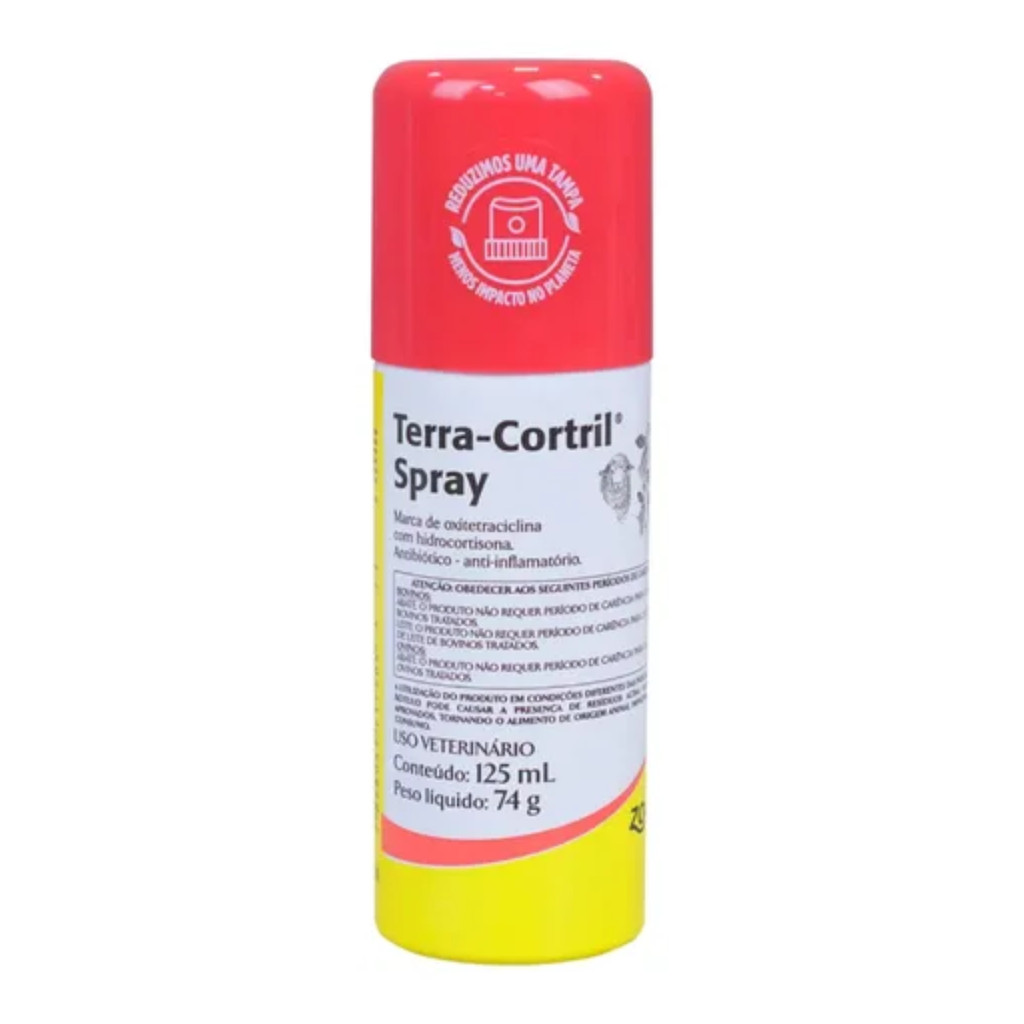 Terra-cortril Spray 125ml Antibiótico - Zoetis