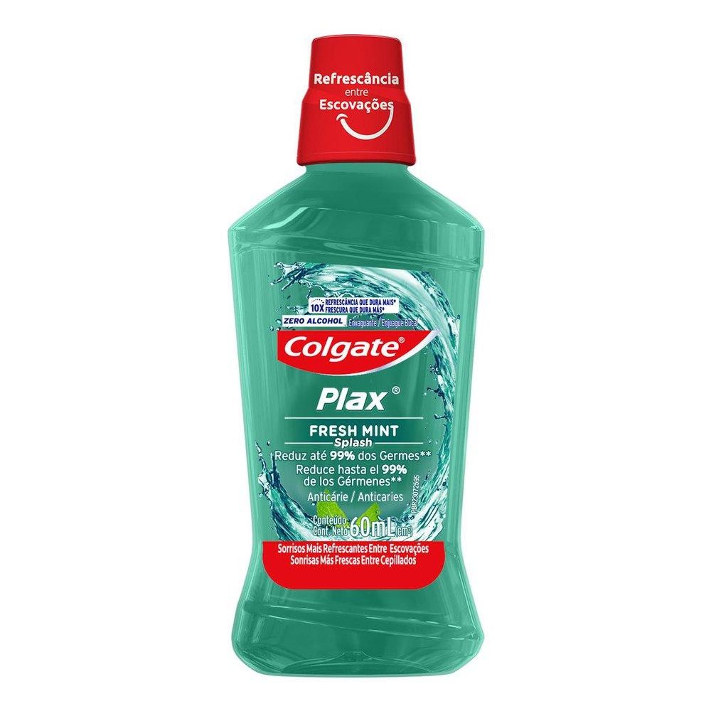 Enxaguante Bucal Colgate Plax Fresh Mint 60Ml em Oferta na Shopee