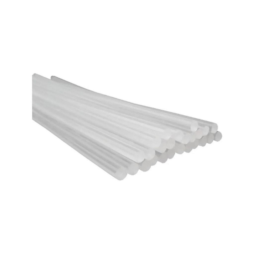 82 Bastões de Cola Quente fina  7,0mm  30 Centimetros transparente.