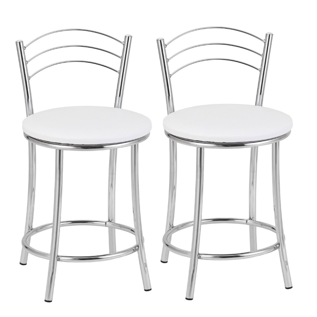 Kit 2 Banquetas Cromadas BC26-C A102 em Oferta na Shopee