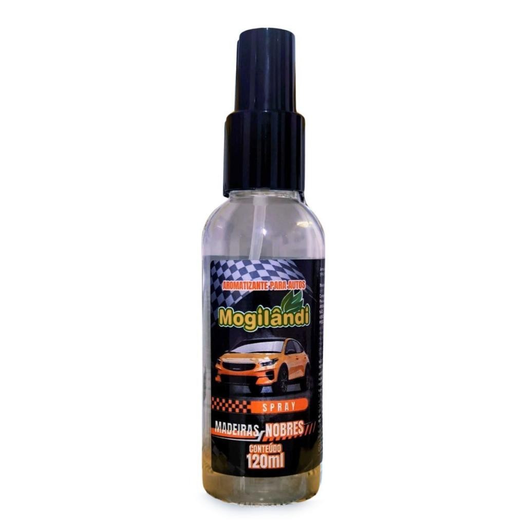 Cheirinho Madeiras Nobres Spray Automotivo Aromatizante 120ml - Mogilandi em Oferta na Shopee