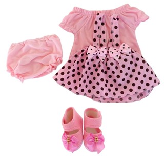 Kit Roupinha Bebê Reborn Jardineira Vestido + Sandália em Oferta na Shopee
