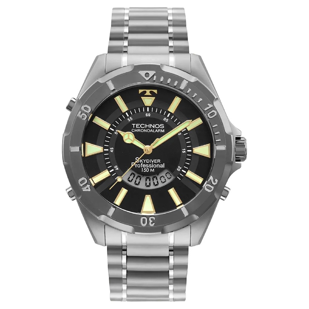 Relógio Technos Skydiver Titânio WT2050AO/1H