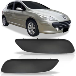Moldura Lateral Parachoque Dainteiro Peugeot 307 2007 A 2012