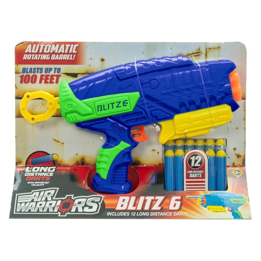 X-Target Blitz com 12 Dardos Azul Alcance de 25m Multikids - BR2026