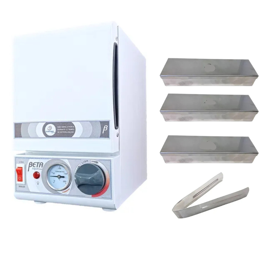 Estufa Profissional para Beta com Anvisa de 3,5 L  + 3 Estojos e 1 pinça em Oferta na Shopee