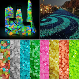 50/100/200pcs Pedras Luminosas Decoração de Jardim Brilham no Escuro Seixos Decorativos Adequados para Decoração de Aquá