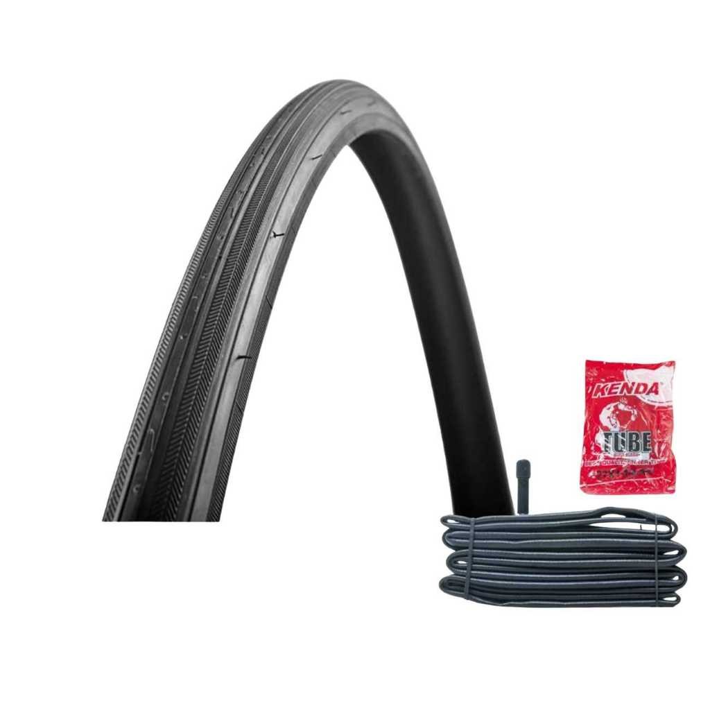 1 Pneu Bicicleta 27 X 1 1/4 Kenda K34 + 1 Câmara 27 x 1 1/4 Caloi 10 Kenda
