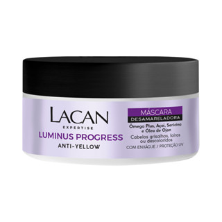 Máscara Nutritiva Lacan Desamareladora Luminus Progress 90g em Oferta na Shopee