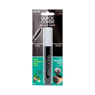 Retoque de Raiz Kiss New York Gray Hair Touch Up Preto em Oferta na Shopee