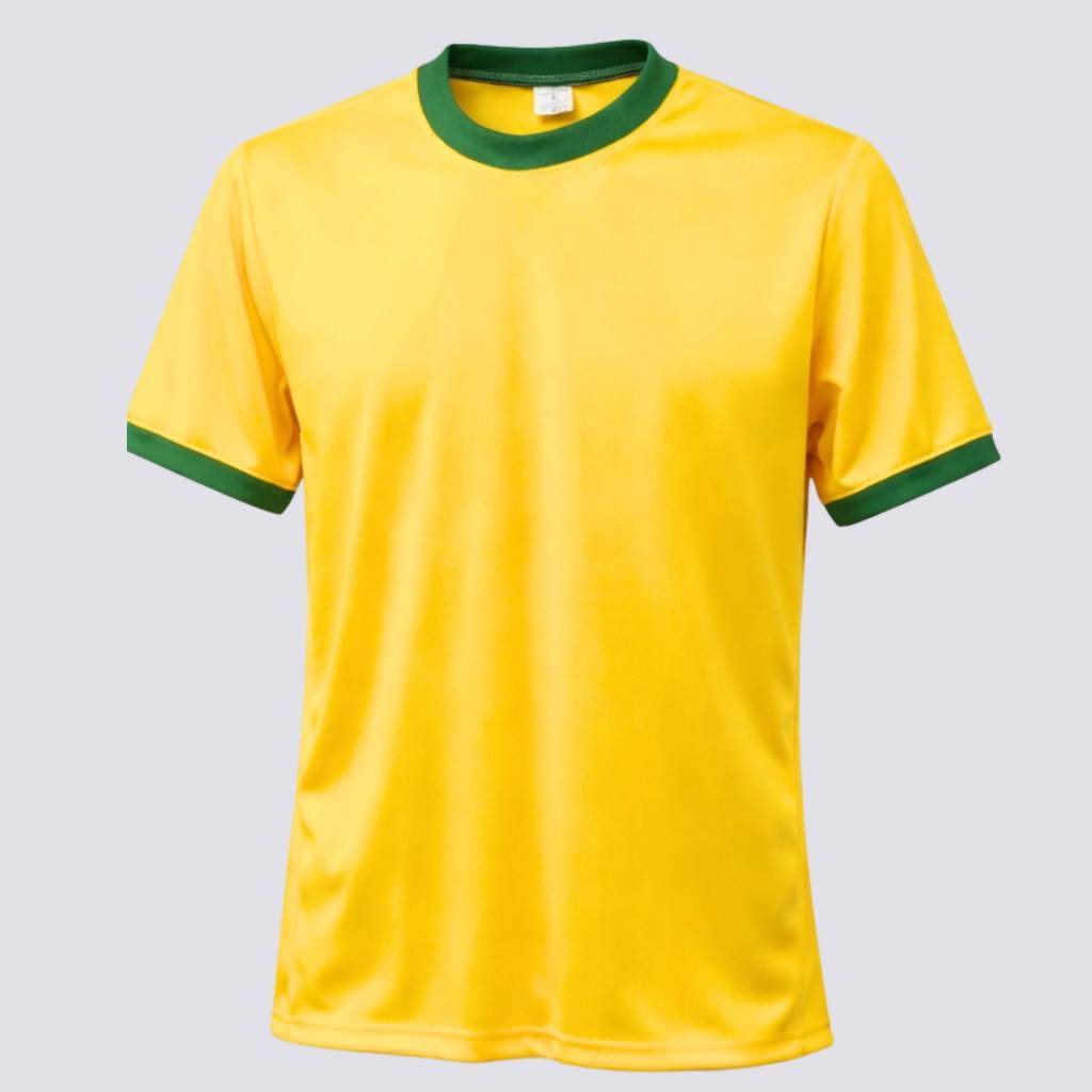 Camisa do Brasil Seleção Bandeira Masculina Dry Fit Copa do Mundo Estampada DRYFIT