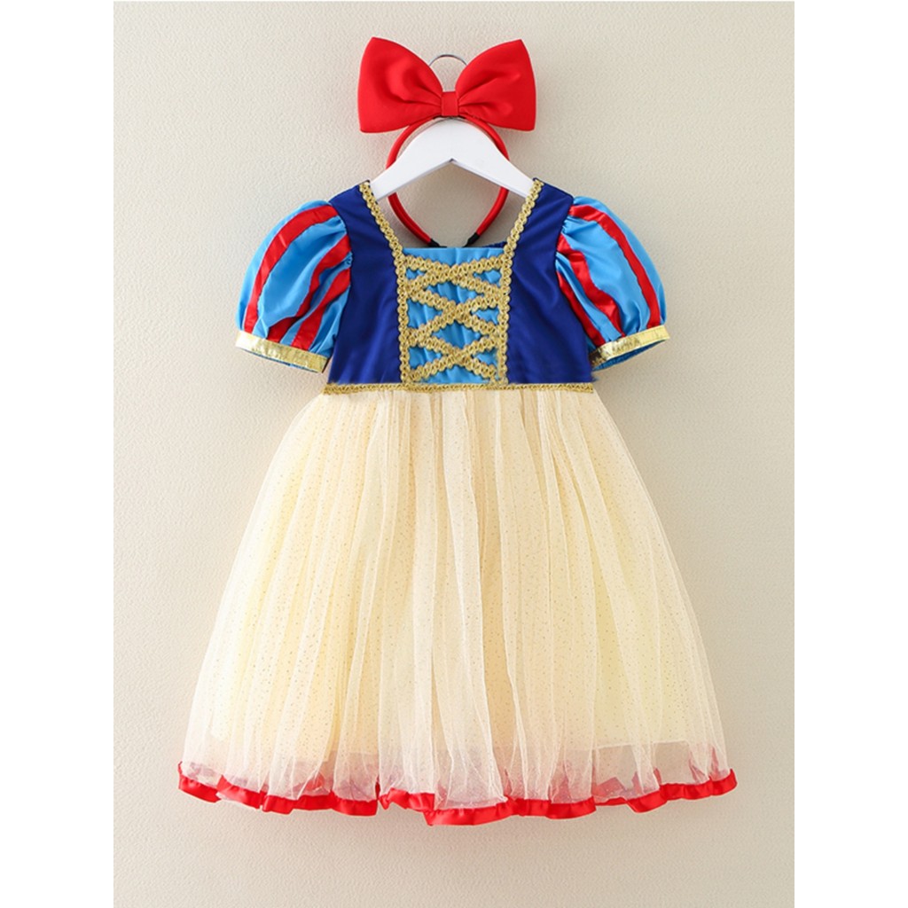Meninas vestido branco de neve vestido de verão menina bebê novo estilo crianças congelado moda Elsa vestido vestido