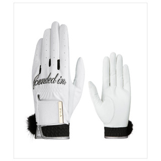 PGA luvas de golfe femininas roupas de golfe feminino luvas de couro pele de cordeiro Velcro respirável mãos antiderrapa