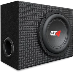 Caixa Som Slim Subwoofer 6 Pol Etm Falante compacta Pequena