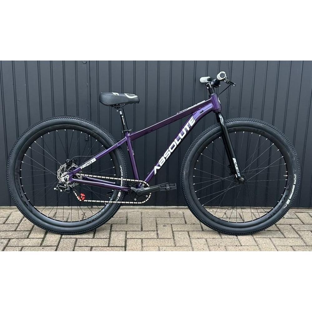 Bicicleta Absolute Nero 5 Aro 29 Single Speed Freio a Disco Grau BMX