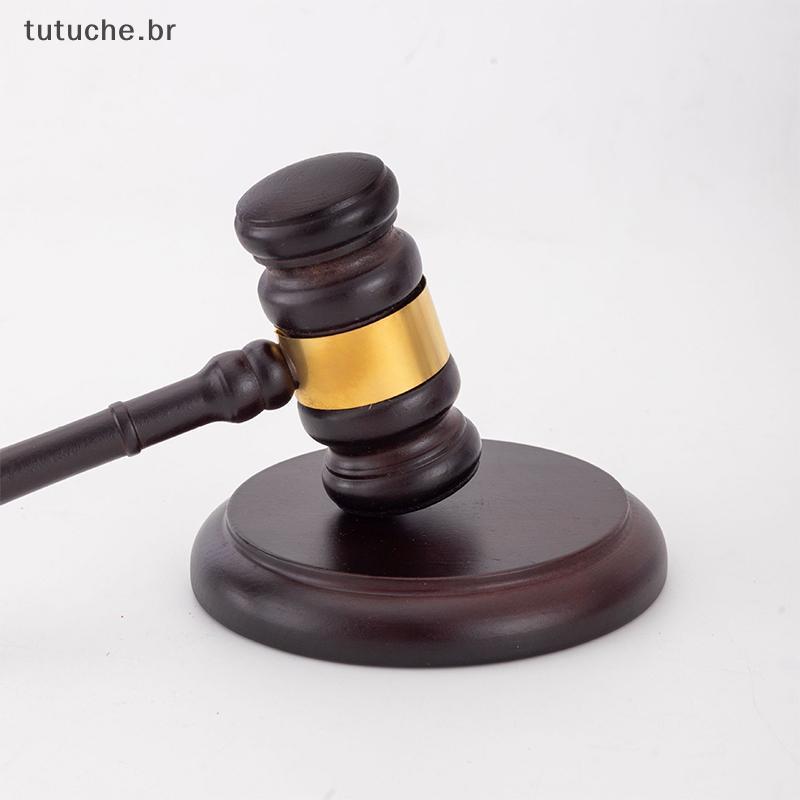 Acessório De Mesa Perfeito TU , Martelo De Madeira E Conjunto De Blo De Som Para Advogados , Juiz , Cadeira De Leilão De