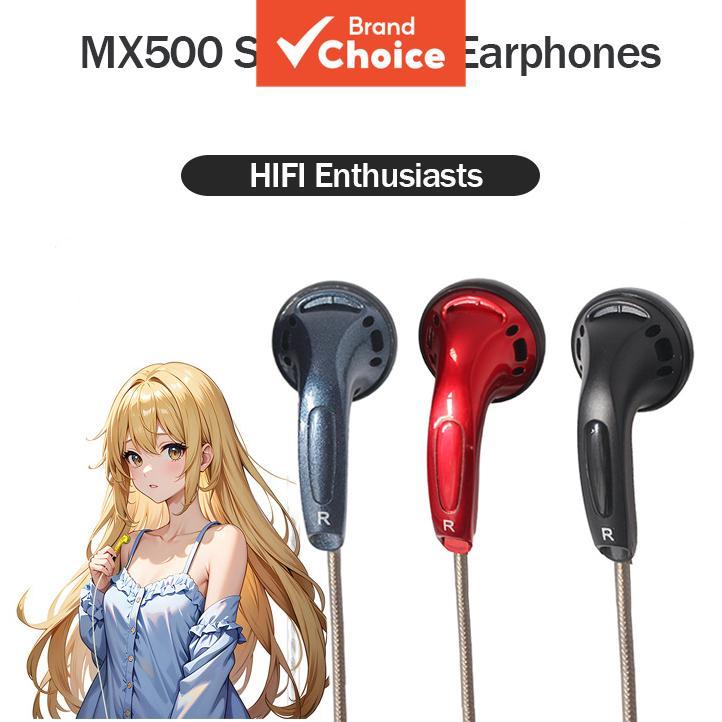 SPRISE MX500 Fones de ouvido DIY HiFi Estéreo Graves Profundos com Microfone 3,5 mm para Smartphones Música