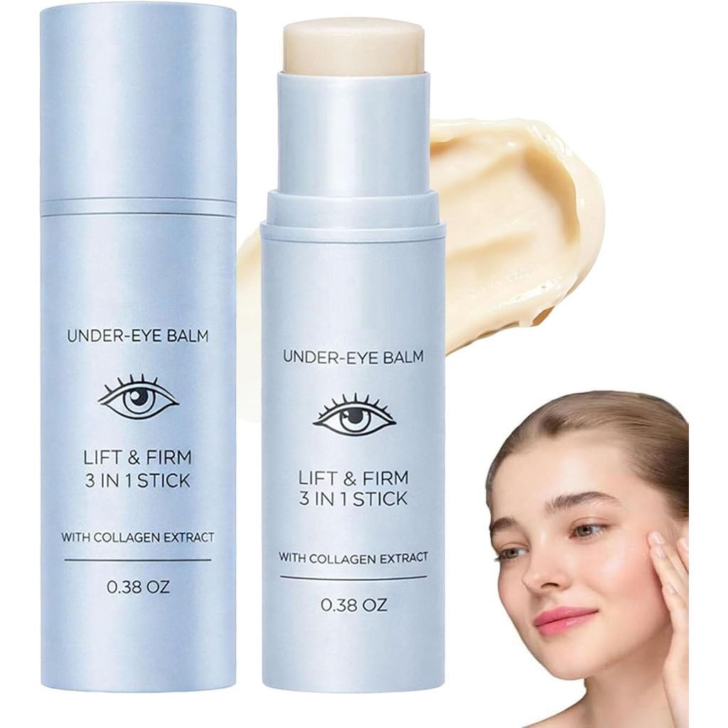 Bálsamo para Olhos LuxeKorean, LuxeEye, Bastão Hidratante para Olhos Pessoas Adultas, 3 em 1 com Ação Tripla para o