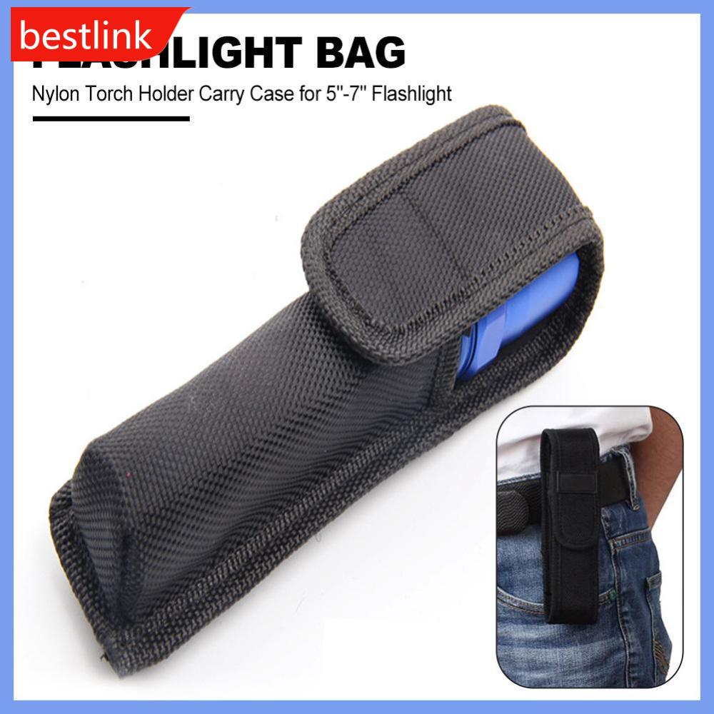 BESTLINK Lanterna Bolsa Tática Molle 1680D Suporte Para Tocha De Nylon Estojo De Transporte De 5 "-7 " M4Y6